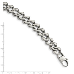 Chisel Stainless Steel Polished 8.5 inch Fancy Link Bracelet