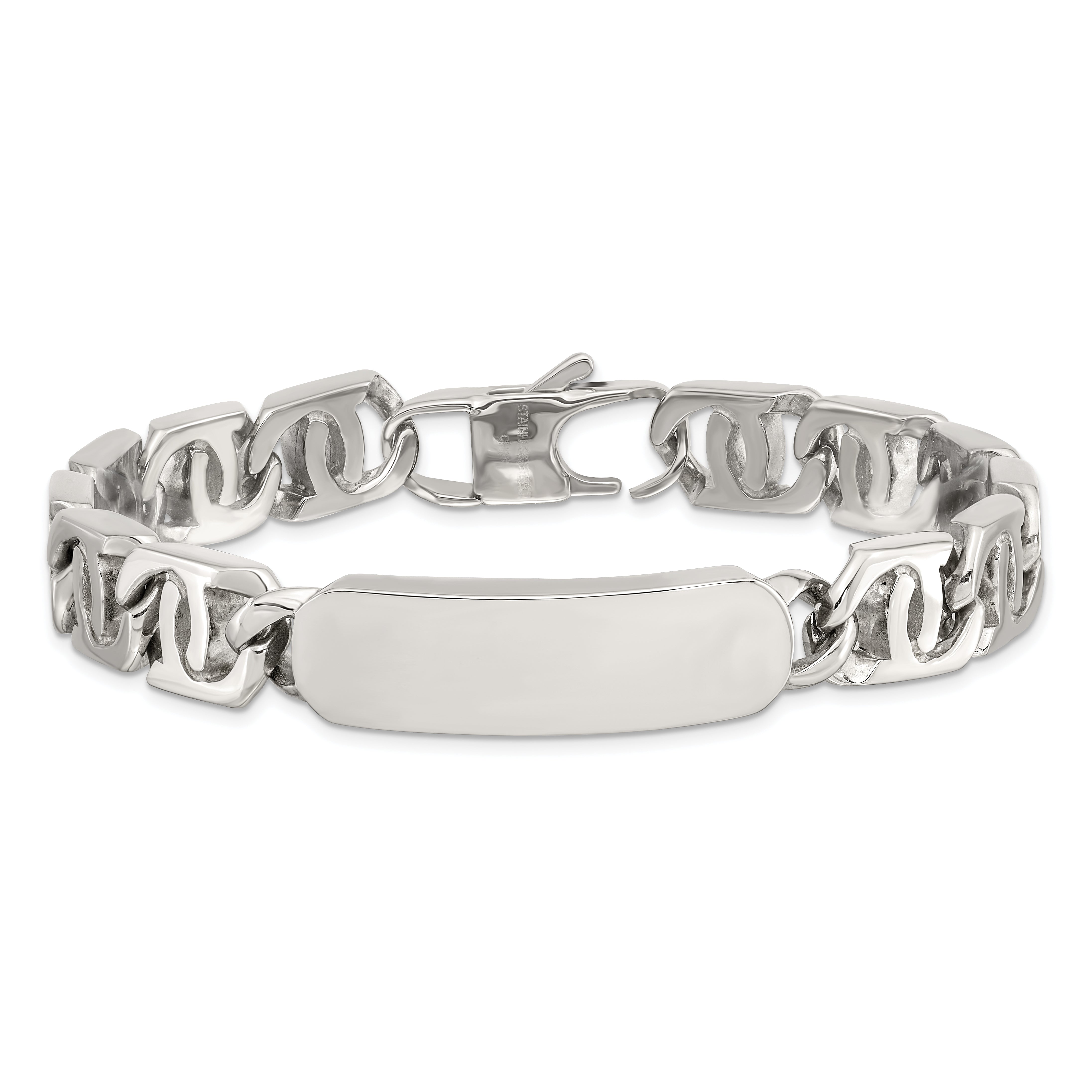 Chisel Stainless Steel Polished 8.75 inch ID Bracelet