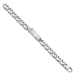 Chisel Stainless Steel Polished 8.5 inch ID Bracelet