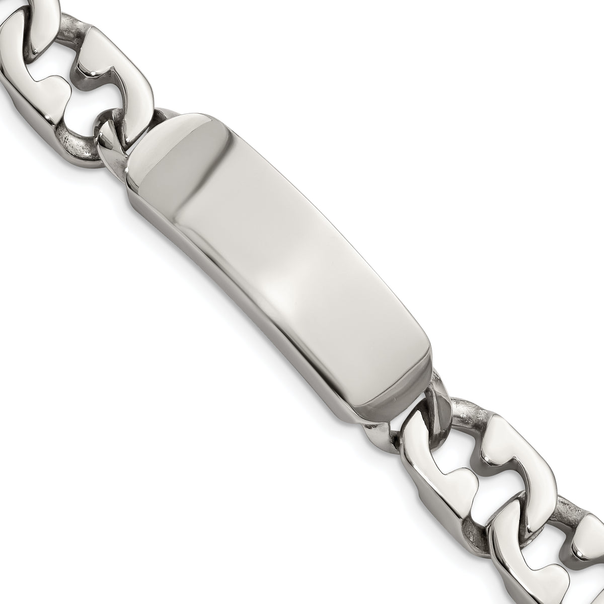 Chisel Stainless Steel Polished 8.5 inch ID Bracelet