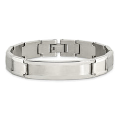 Chisel Stainless Steel Brushed and Polished 8.25 inch ID Bracelet