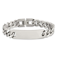 Chisel Stainless Steel Polished Curb Chain 7.75 inch ID Bracelet