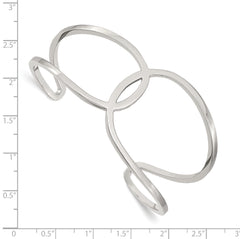 Stainless Steel Polished Cuff Bangle