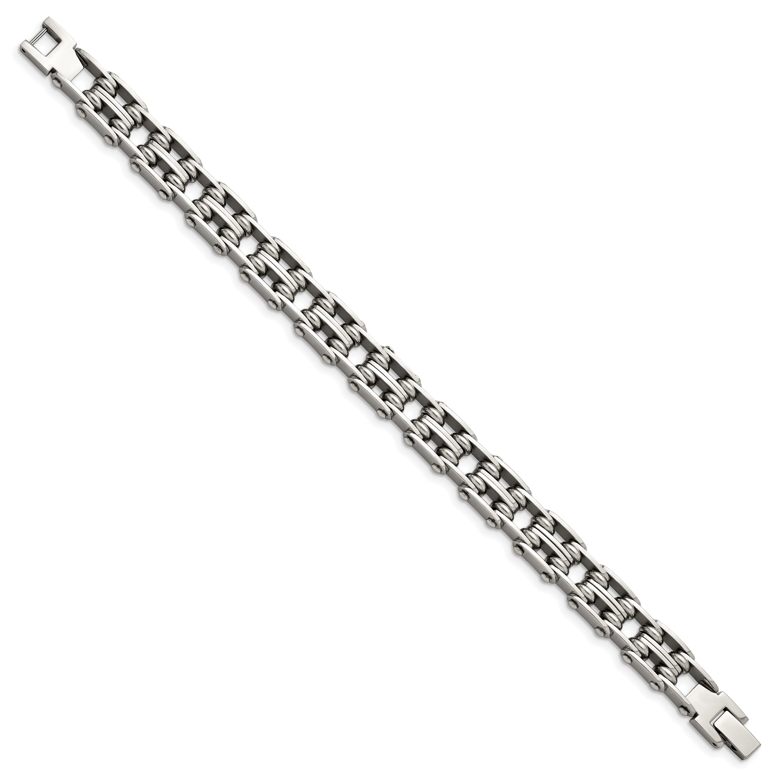 Chisel Stainless Steel Polished 9 inch Link Bracelet