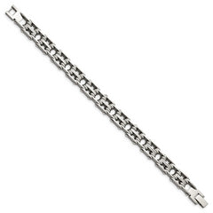 Chisel Stainless Steel Polished 9 inch Link Bracelet