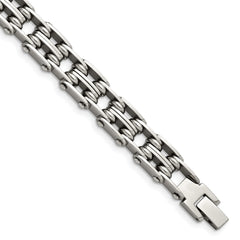 Chisel Stainless Steel Polished 9 inch Link Bracelet