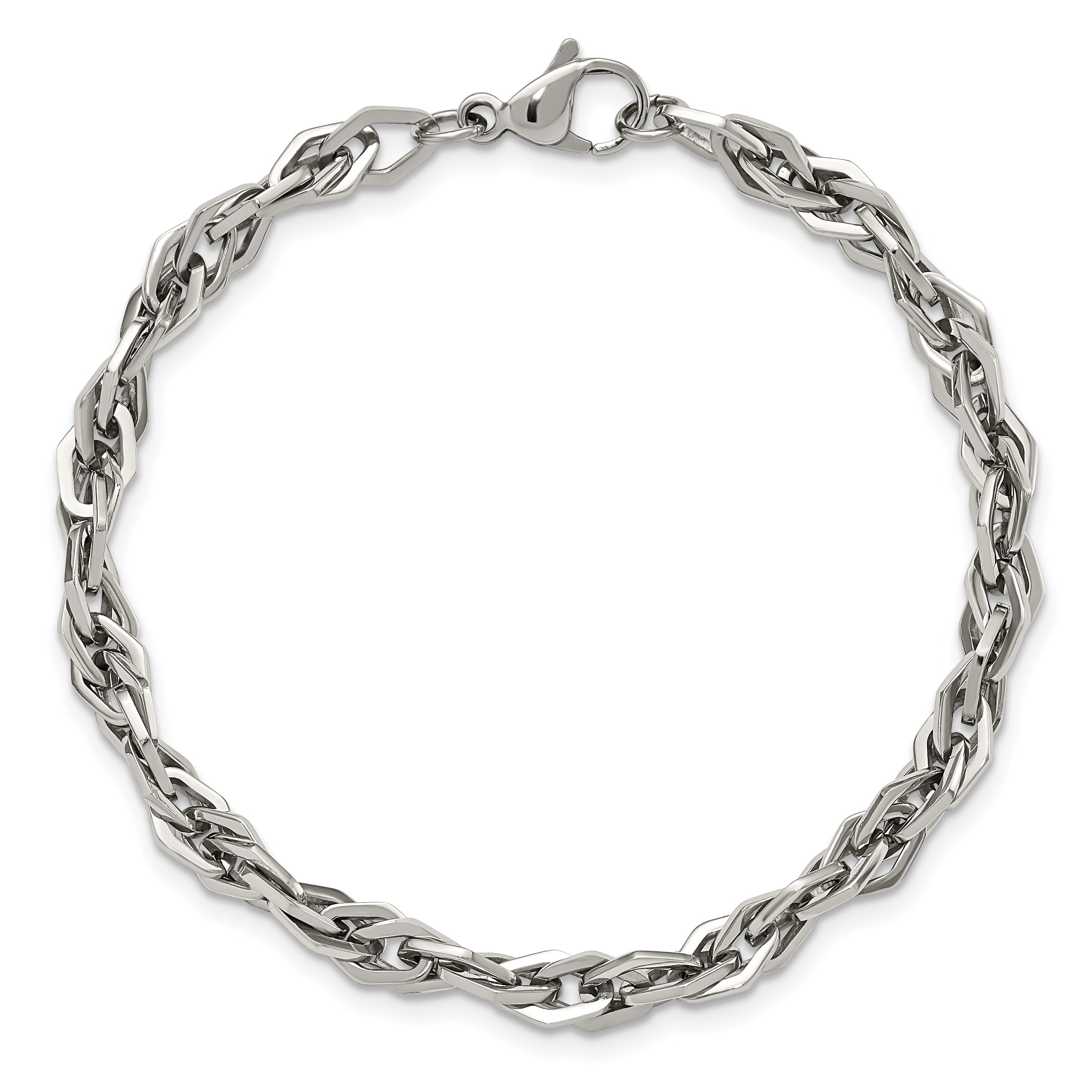 Chisel Stainless Steel Polished 9 inch Bracelet