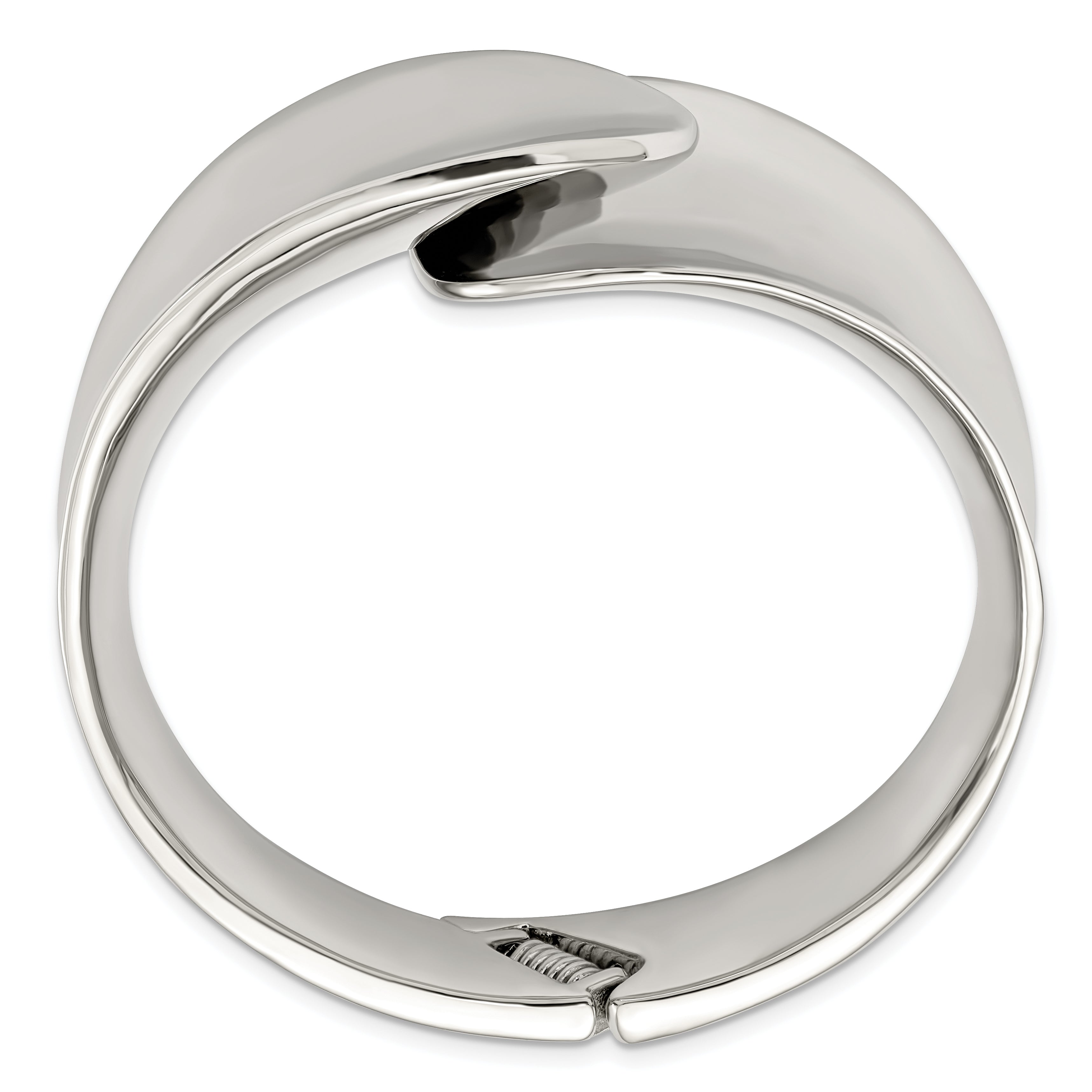 Stainless Steel Polished Hinged Bangle