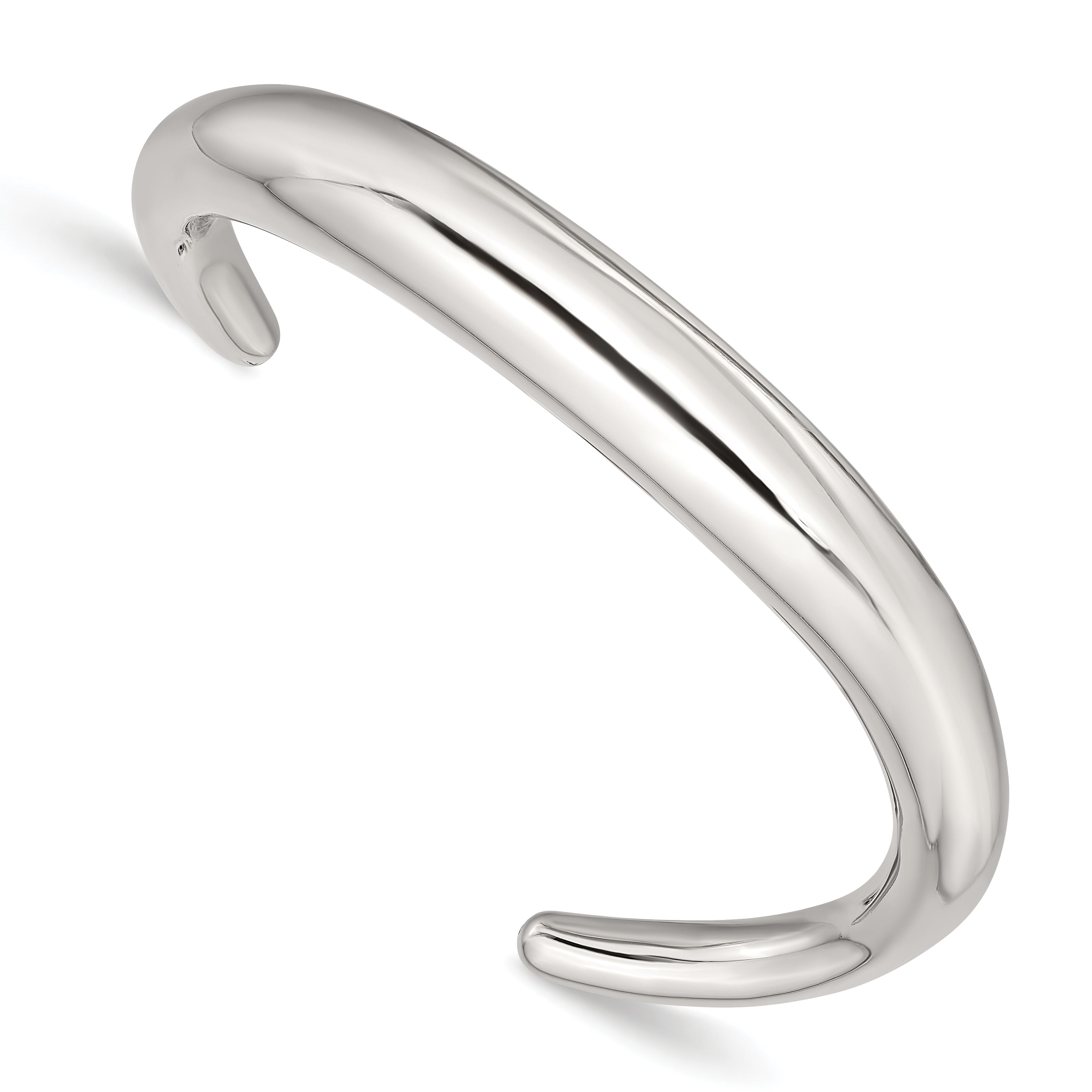 Stainless Steel Polished Curved Bangle