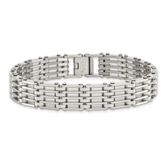 Chisel Stainless Steel Polished 8.5 inch Link Bracelet