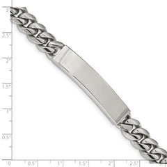 Chisel Stainless Steel Polished Curb Chain 8.25 inch ID Bracelet