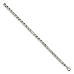 Chisel Stainless Steel Polished 8.25 inch Fancy Box Bracelet