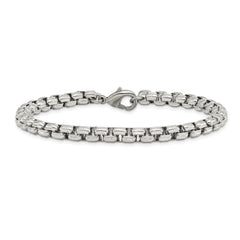 Chisel Stainless Steel Polished 8.25 inch Fancy Box Bracelet