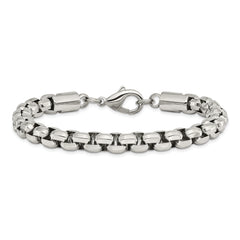 Chisel Stainless Steel Polished 8.75 inch Fancy Rolo Bracelet