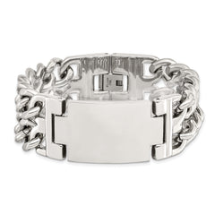 Stainless Steel Polished 8in ID Bracelet