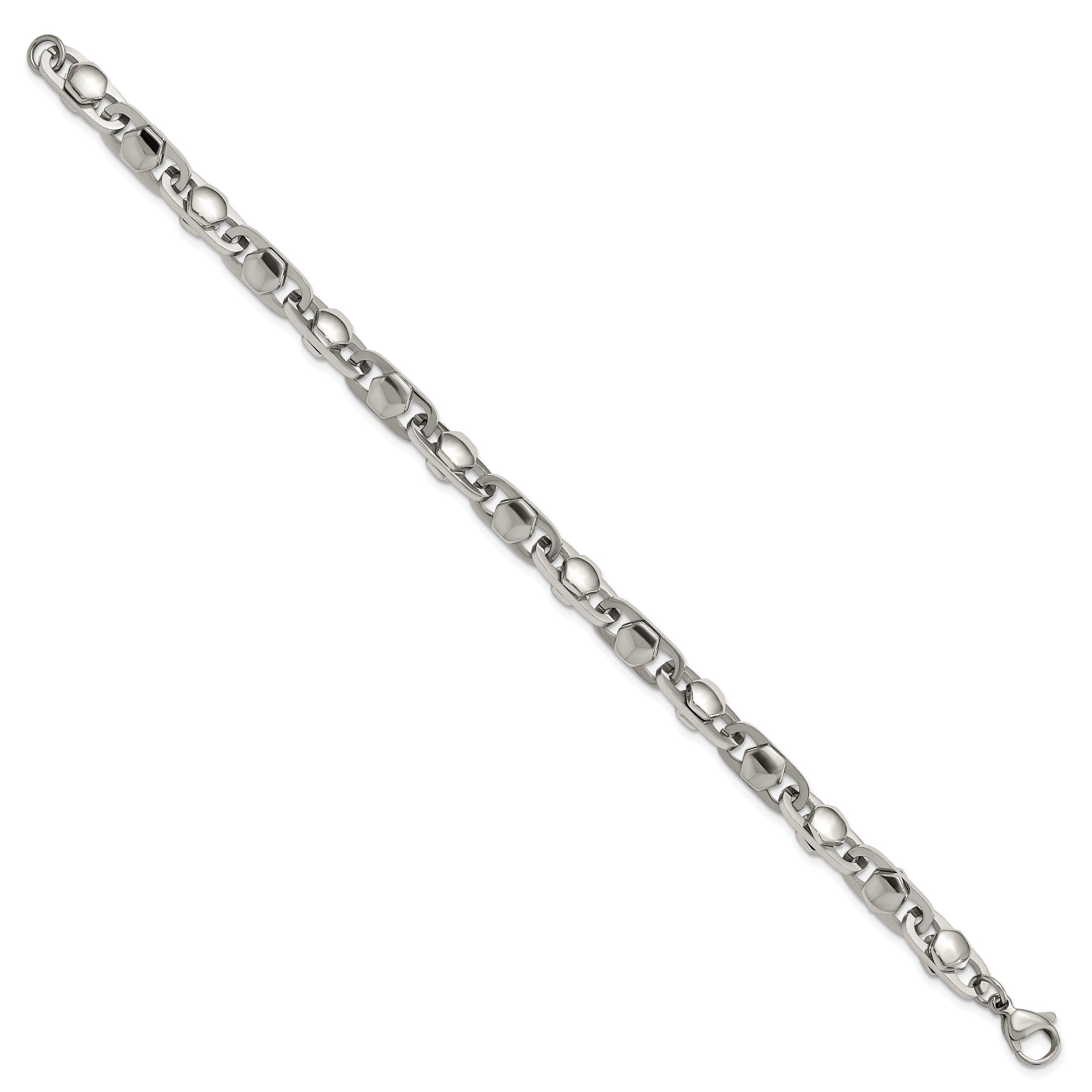 Chisel Stainless Steel Polished 6.50mm 8.25 inch Bracelet