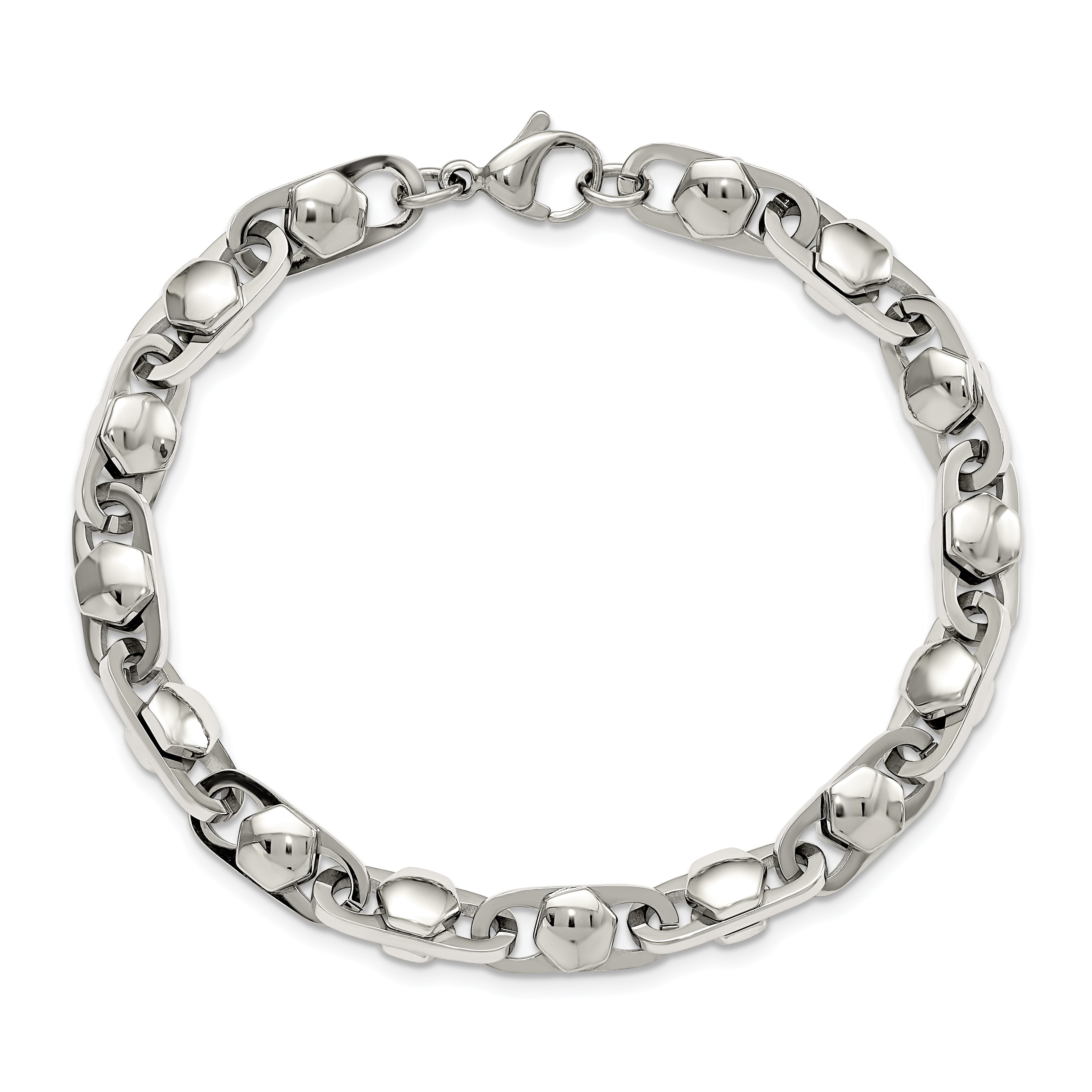 Chisel Stainless Steel Polished 6.50mm 8.25 inch Bracelet