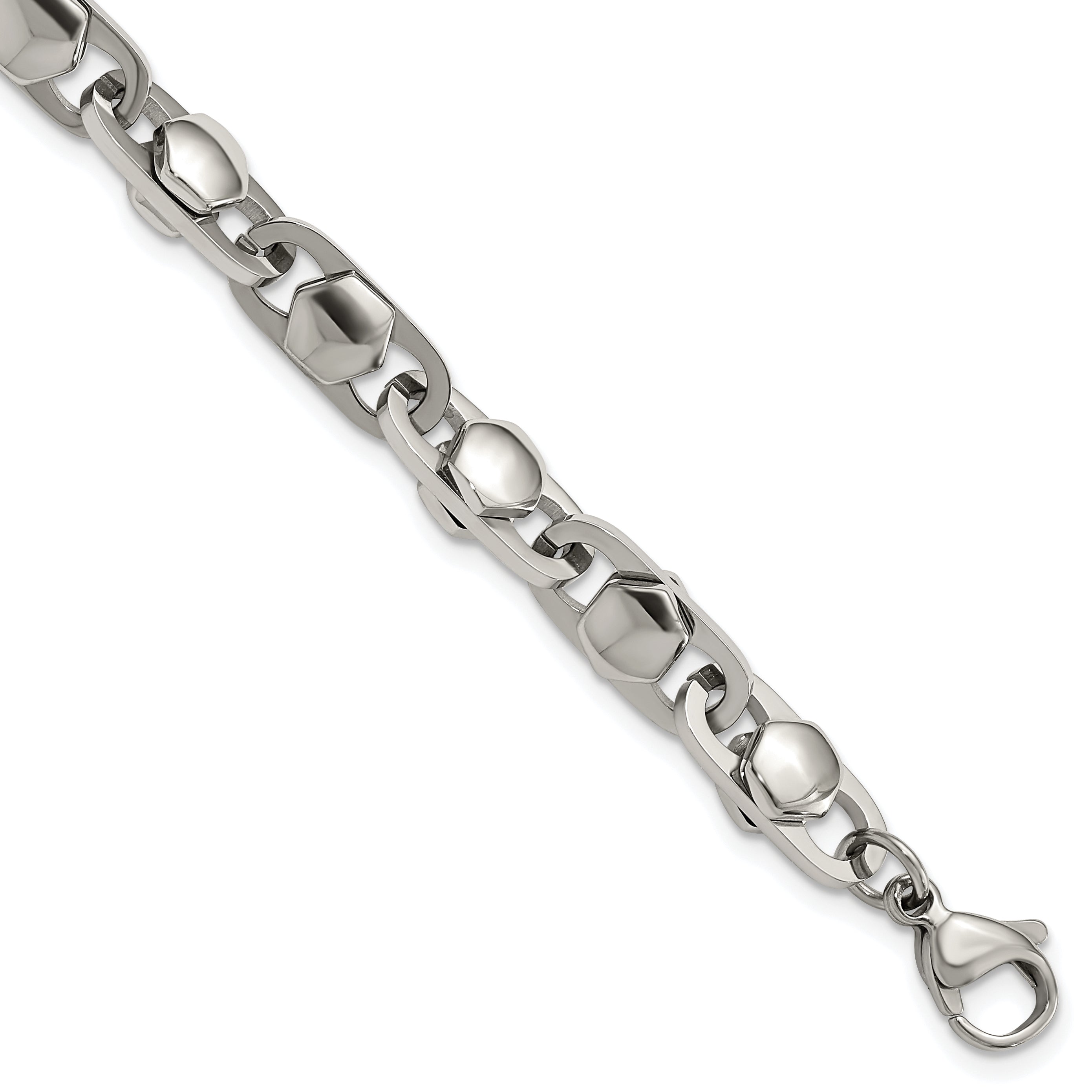 Chisel Stainless Steel Polished 6.50mm 8.25 inch Bracelet