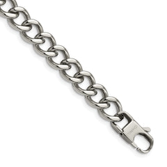 Chisel Stainless Steel Polished 8.5 inch Curb Bracelet