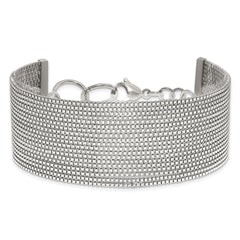 Stainless Steel Polished Multi-strand Box Chain Bracelet