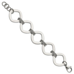 Stainless Steel Brushed Link Bracelet