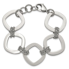 Stainless Steel Brushed Link Bracelet