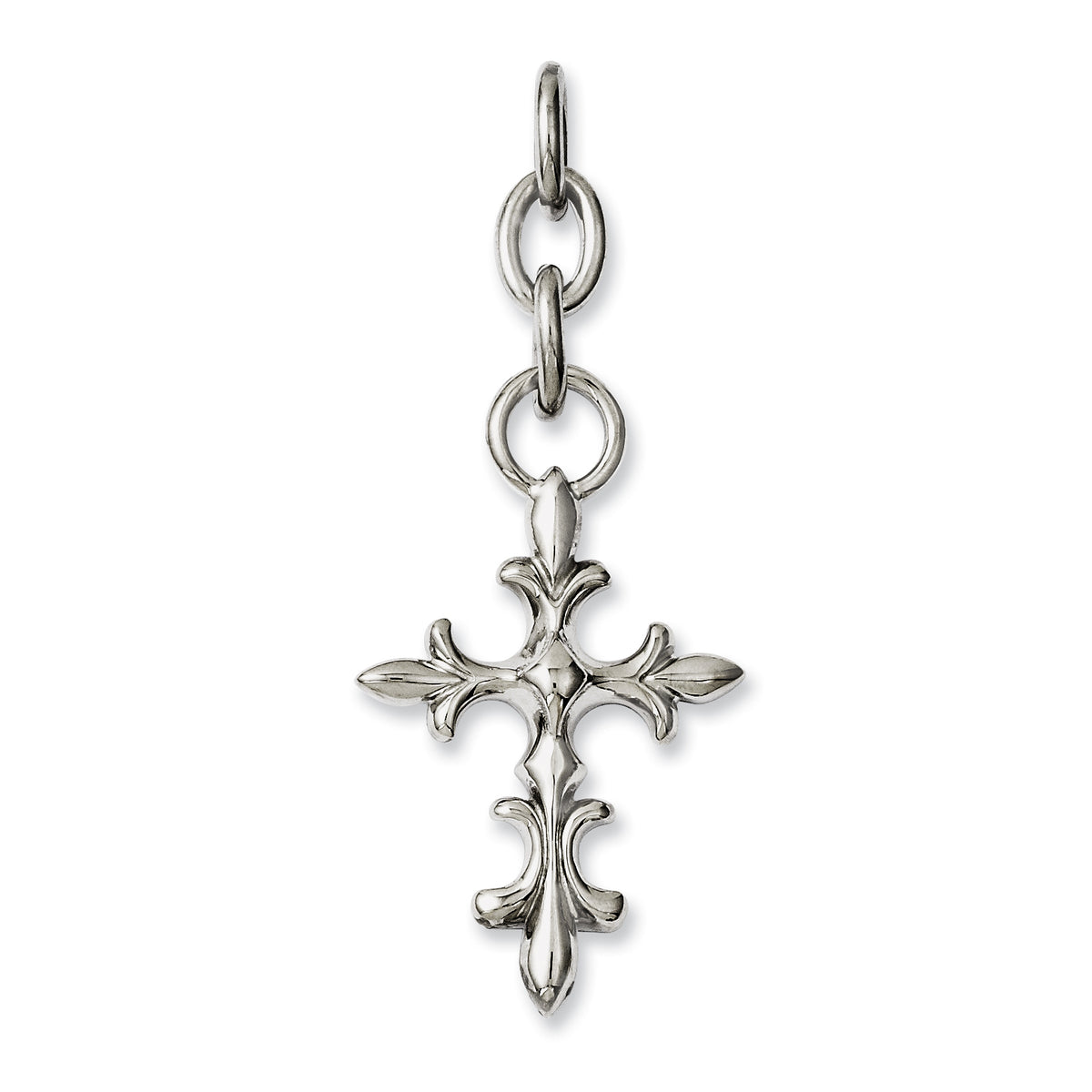 Stainless Steel Cross Interchangeable Charm Pendant