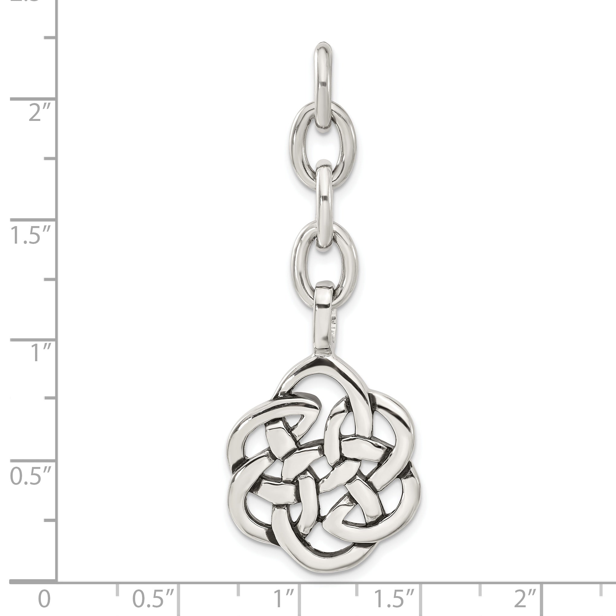 Stainless Steel Celtic Knot Interchangeable Charm Pendant