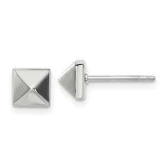 Chisel Stainless Steel Polished 6mm Stud Post Earrings