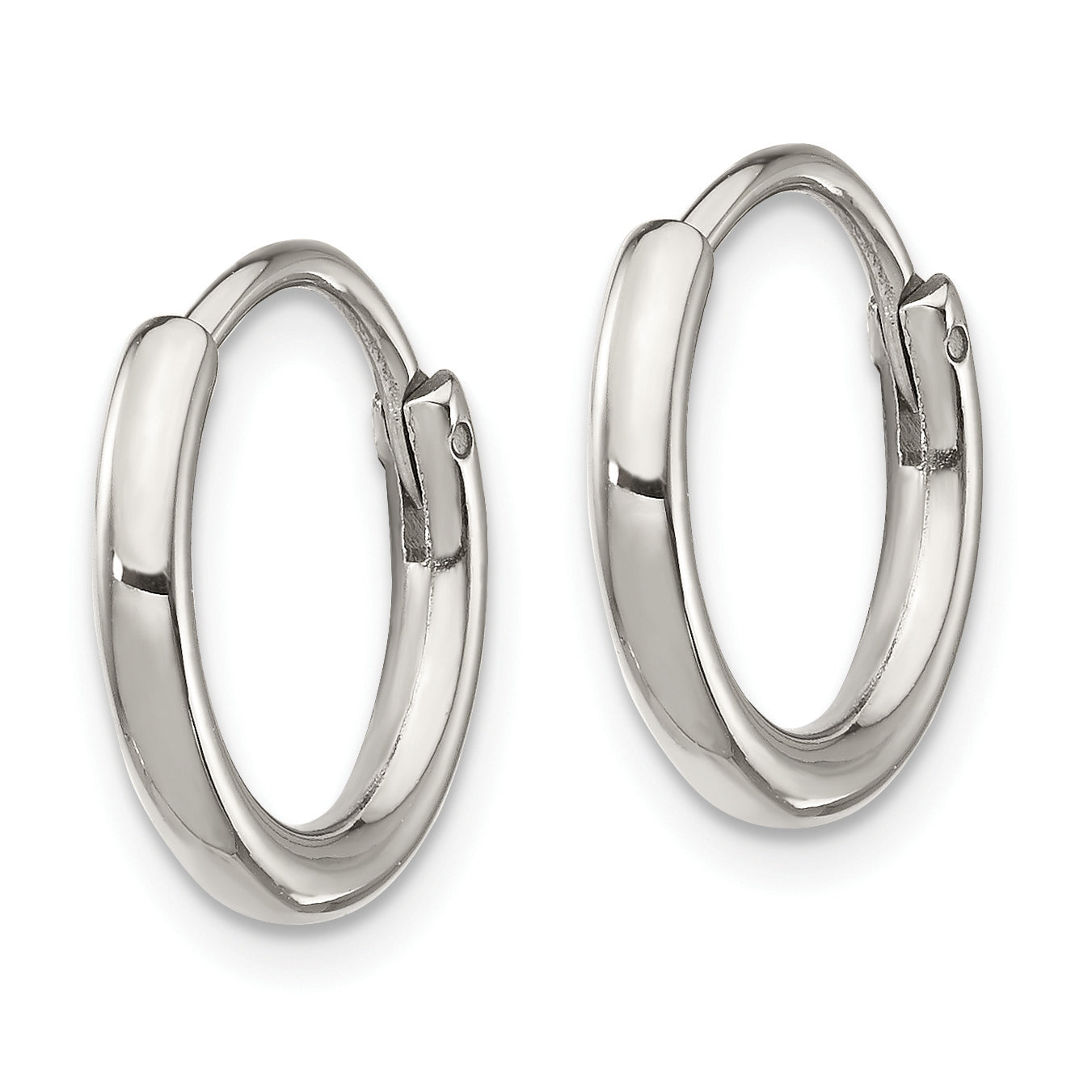 Chisel Stainless Steel Polished 2mm Endless Hoop Earrings