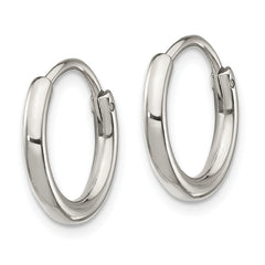 Chisel Stainless Steel Polished 2mm Endless Hoop Earrings