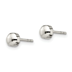 Sophia Jewelers Unisex Polished Stainless Steel Post Earrings Gift Ready