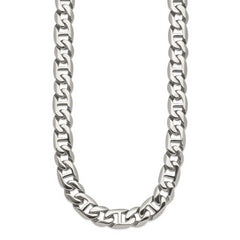 Chisel Stainless Steel Polished 24 inch Link Necklace