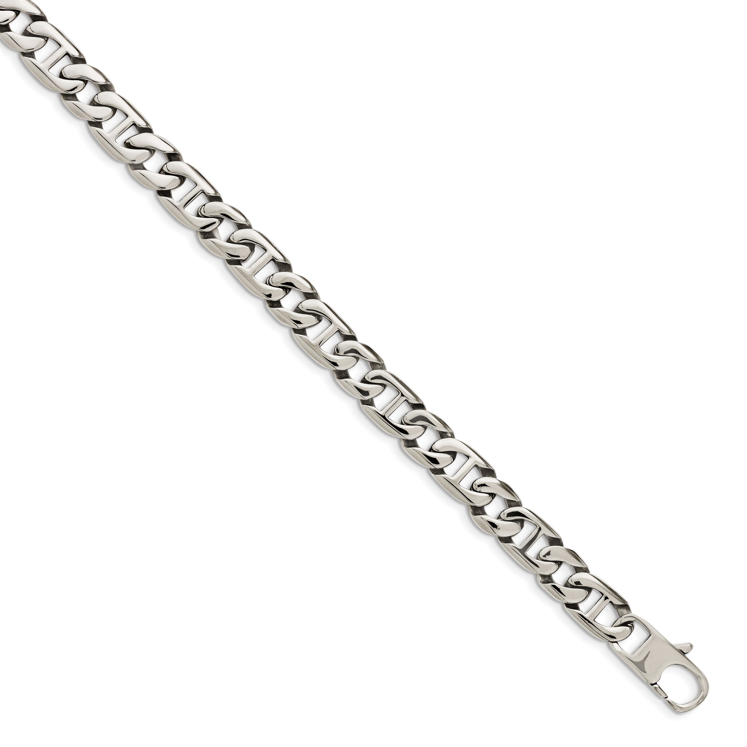 Chisel Stainless Steel Polished 24 inch Link Necklace