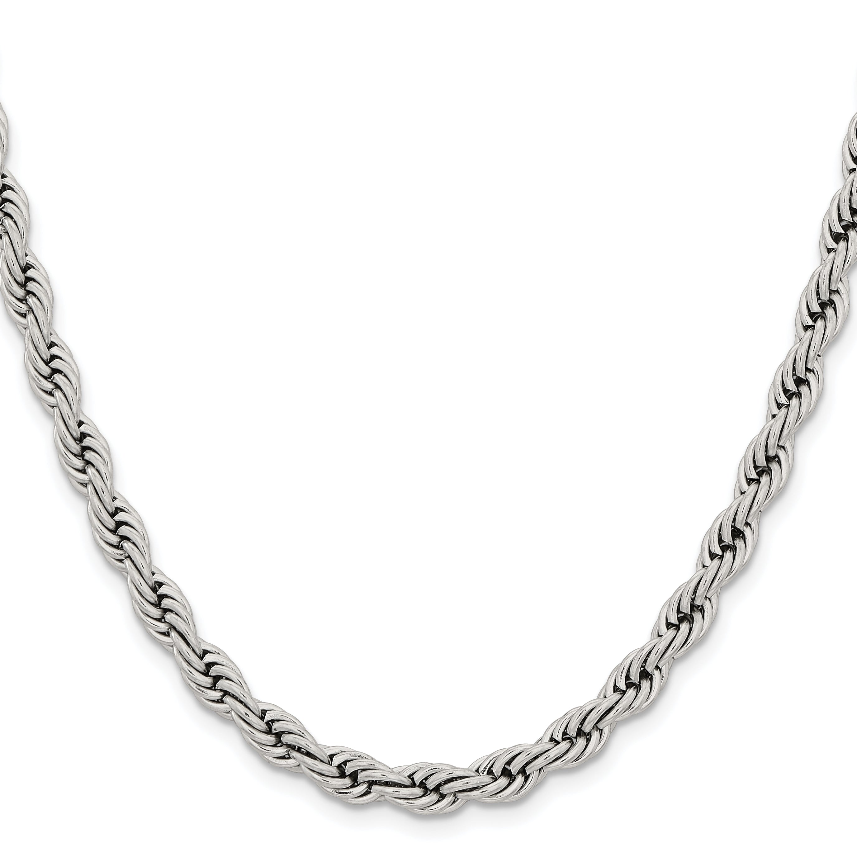 Chisel Stainless Steel Polished 6mm22 inch Rope Chain