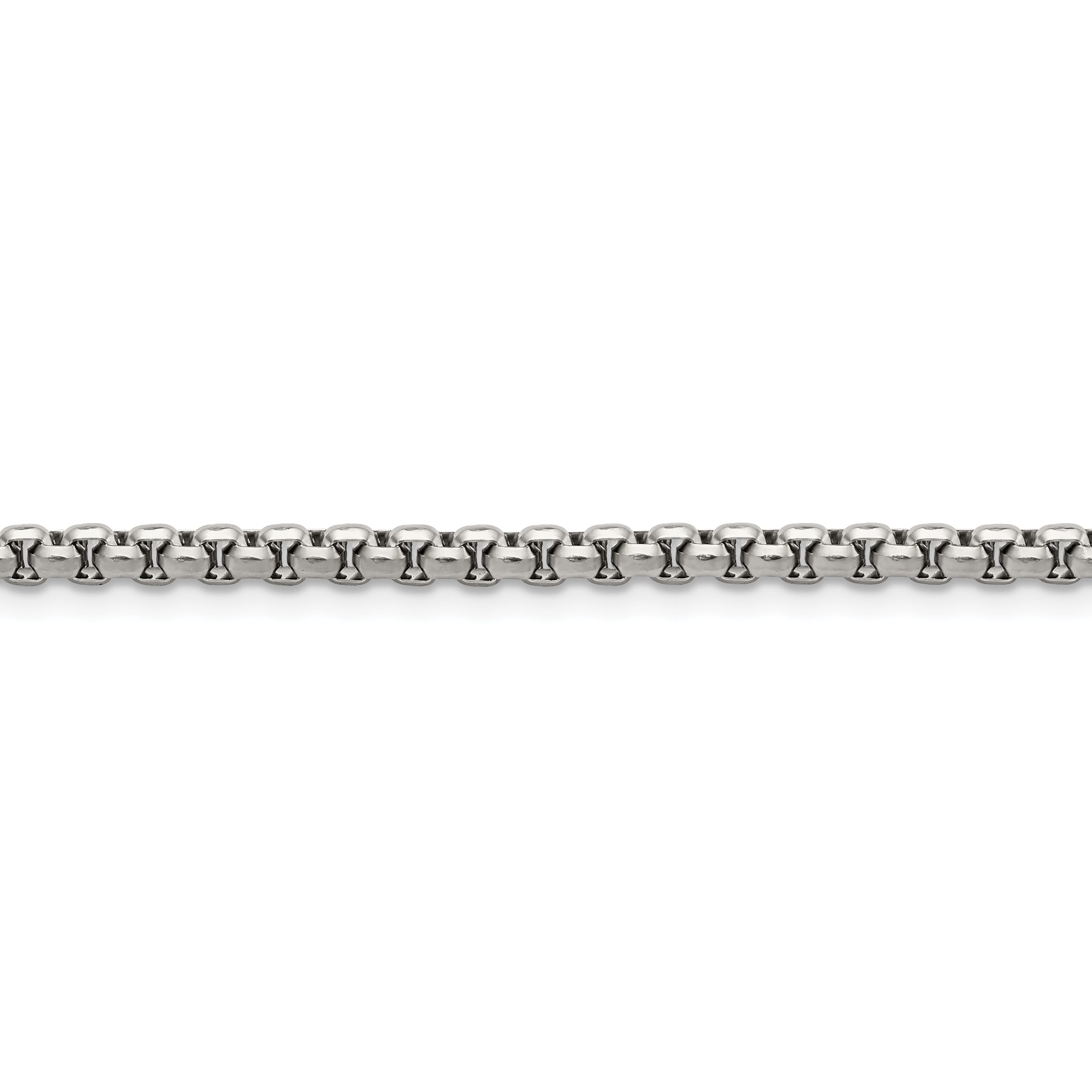 Chisel Stainless Steel Polished 3.8mm Fancy Link 20 inch Chain