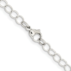 Chisel Stainless Steel Polished 6mm 22 inch Circle Link Necklace