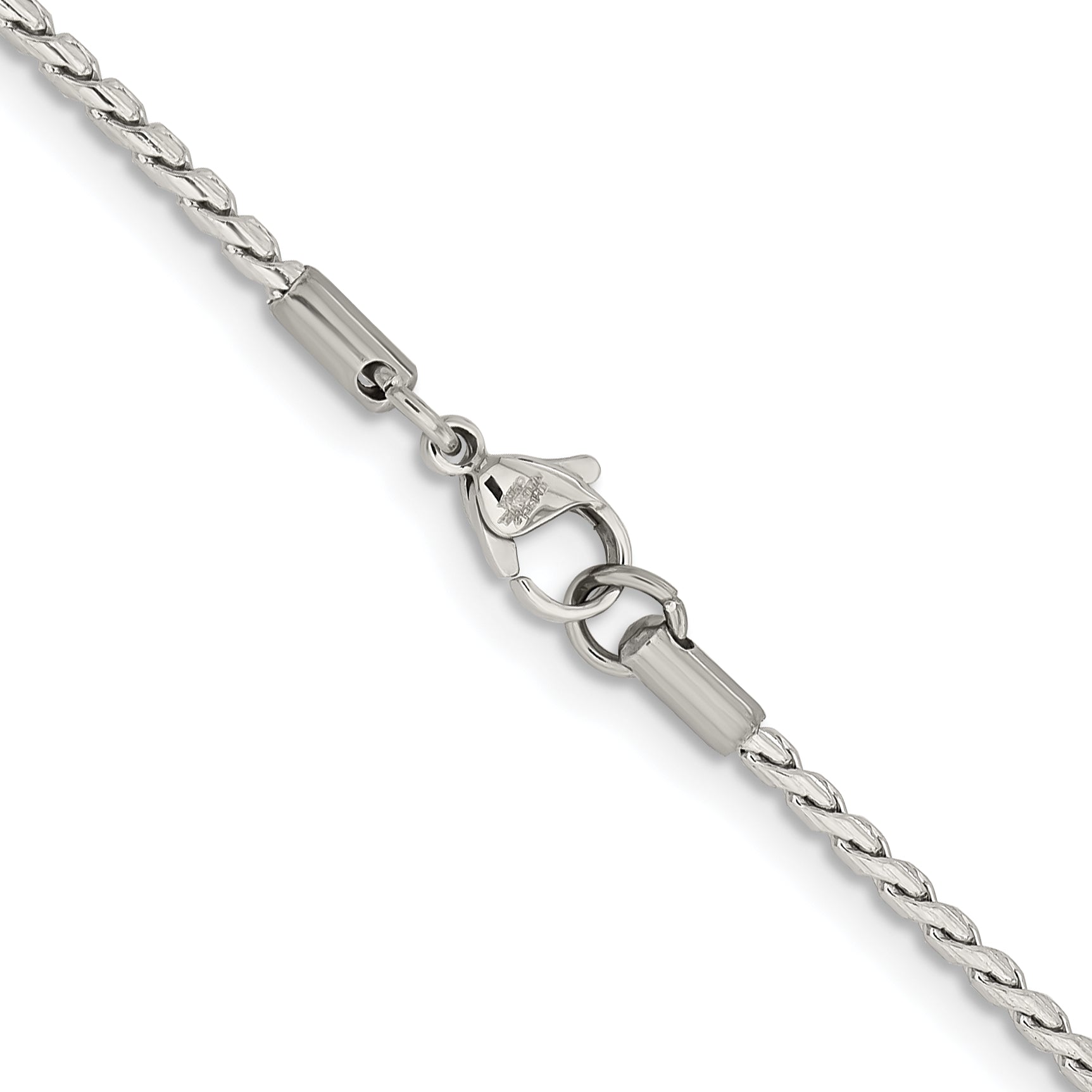 Chisel Stainless Steel Polished 2.5mm 16 inch Fancy Link Chain