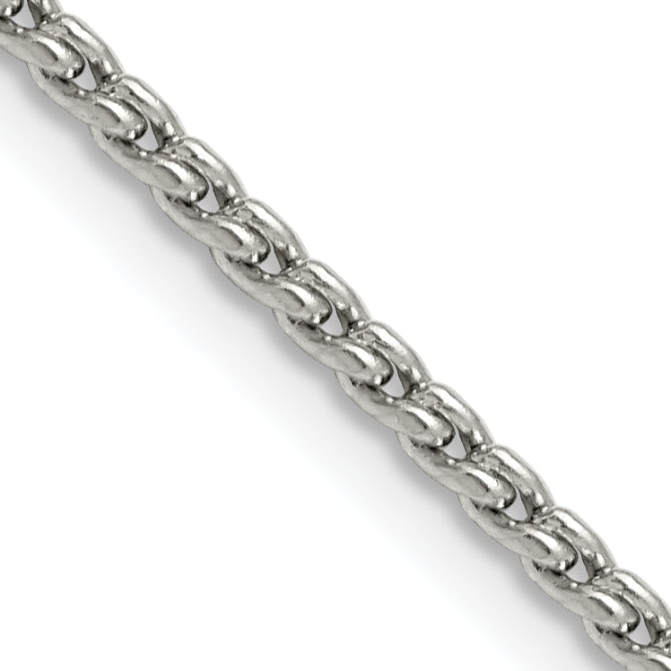 Chisel Stainless Steel Polished 2.5mm 24 inch Fancy Link Chain