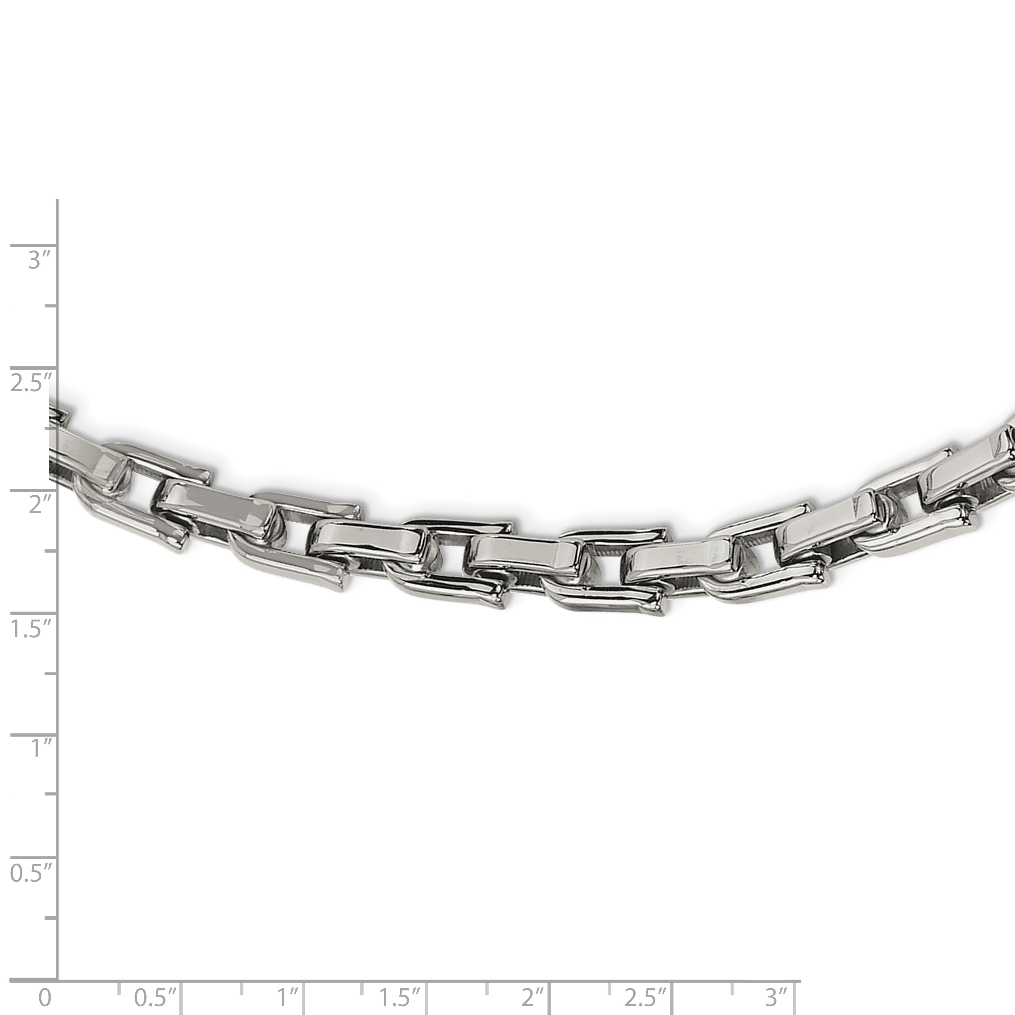 Chisel Stainless Steel Polished 20 inch Link Necklace