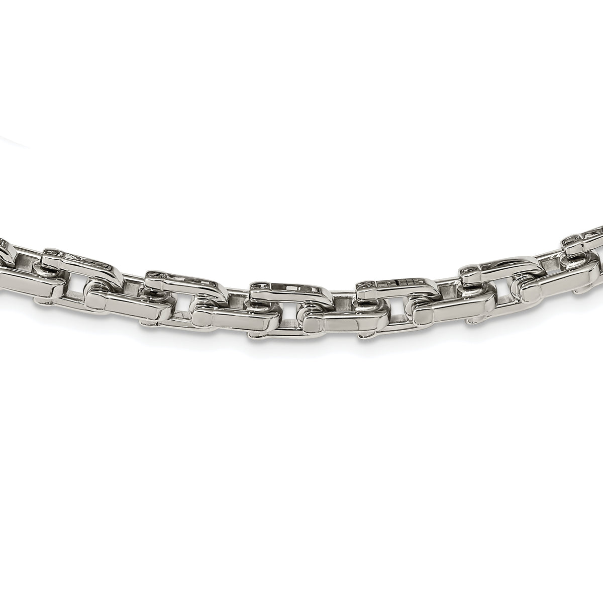 Chisel Stainless Steel Polished 20 inch Link Necklace