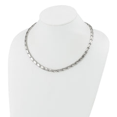 Chisel Stainless Steel Brushed and Polished 19 inch Necklace