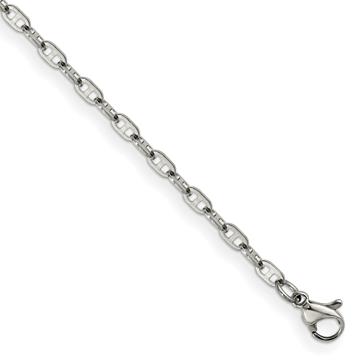 Chisel Stainless Steel Polished 2.75mm 7.5 inch Anchor Chain