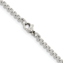 Chisel Stainless Steel Polished 3.1mm 16 inch Bismark Chain