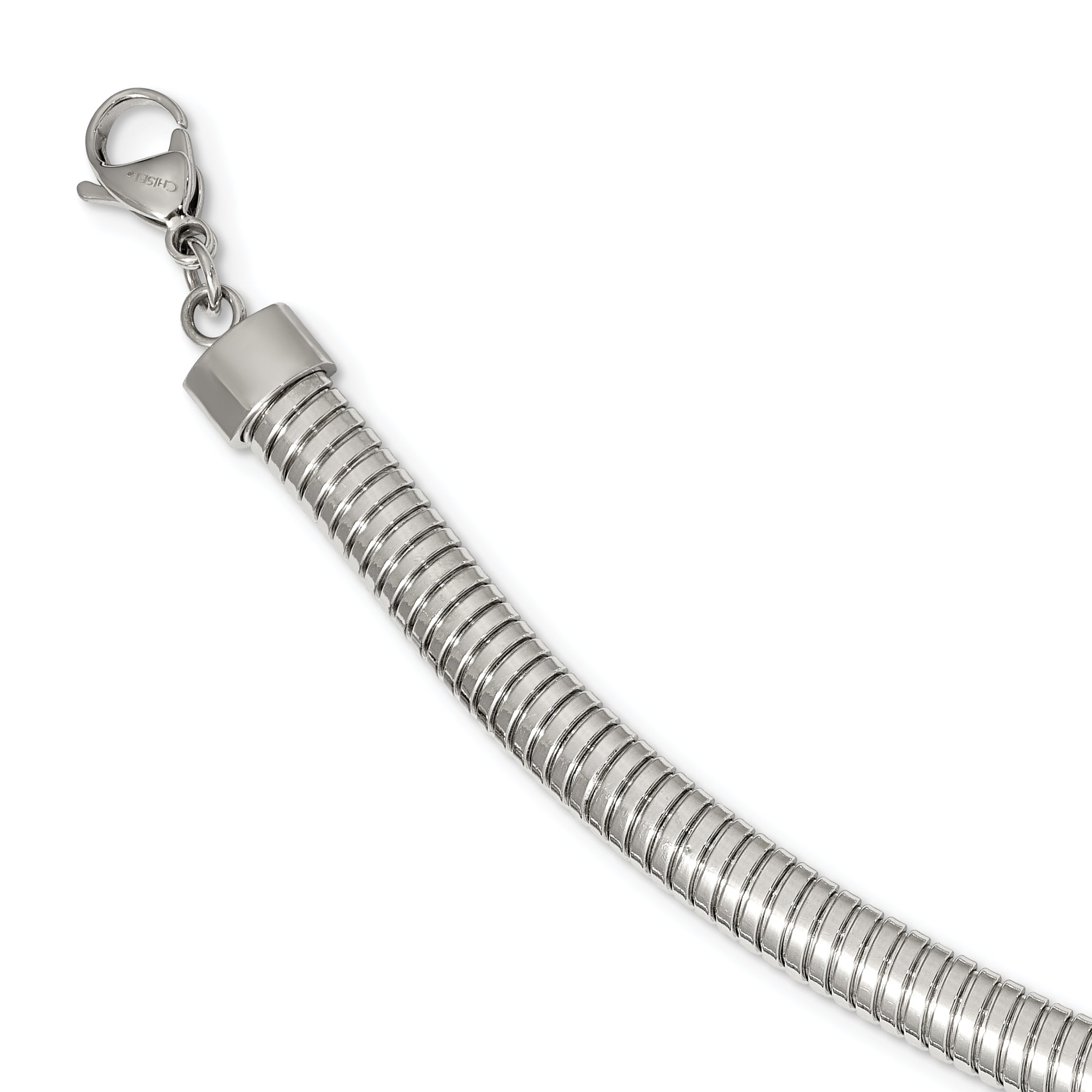 Chisel Stainless Steel Polished 8mm 18 inch Necklace