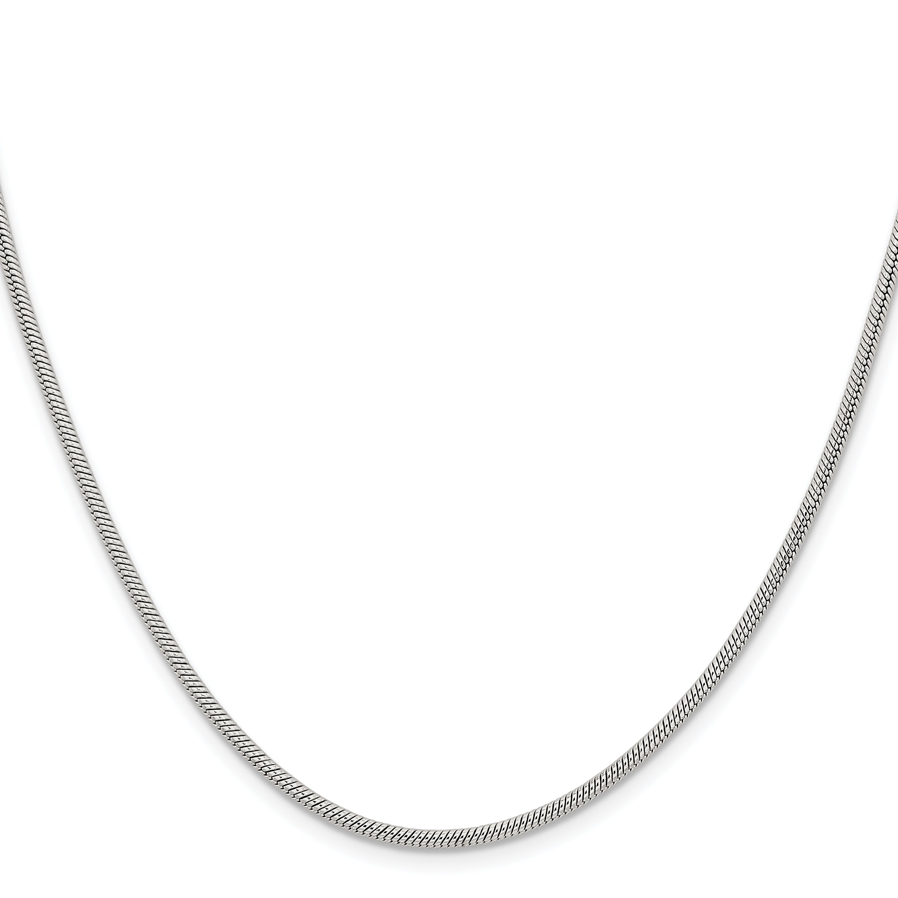 Chisel Stainless Steel Polished 2mm 18 inch Snake Chain