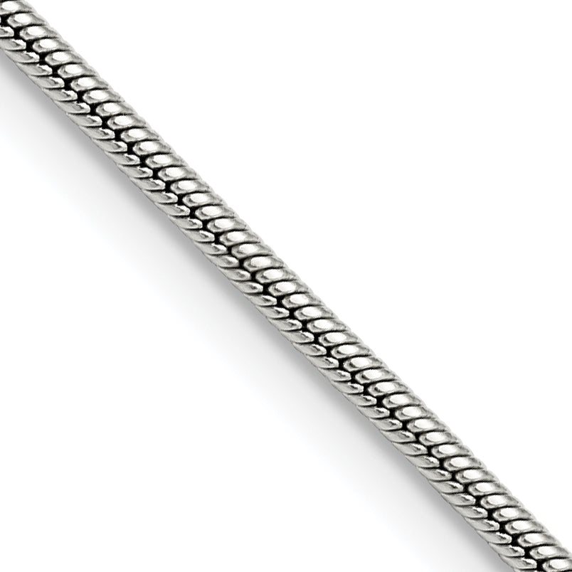 Chisel Stainless Steel Polished 2mm 24 inch Snake Chain