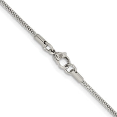 Chisel Stainless Steel Polished 2mm 18 inch Bismark Chain