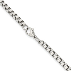 Chisel Stainless Steel Polished 4mm 20 inch Box Chain