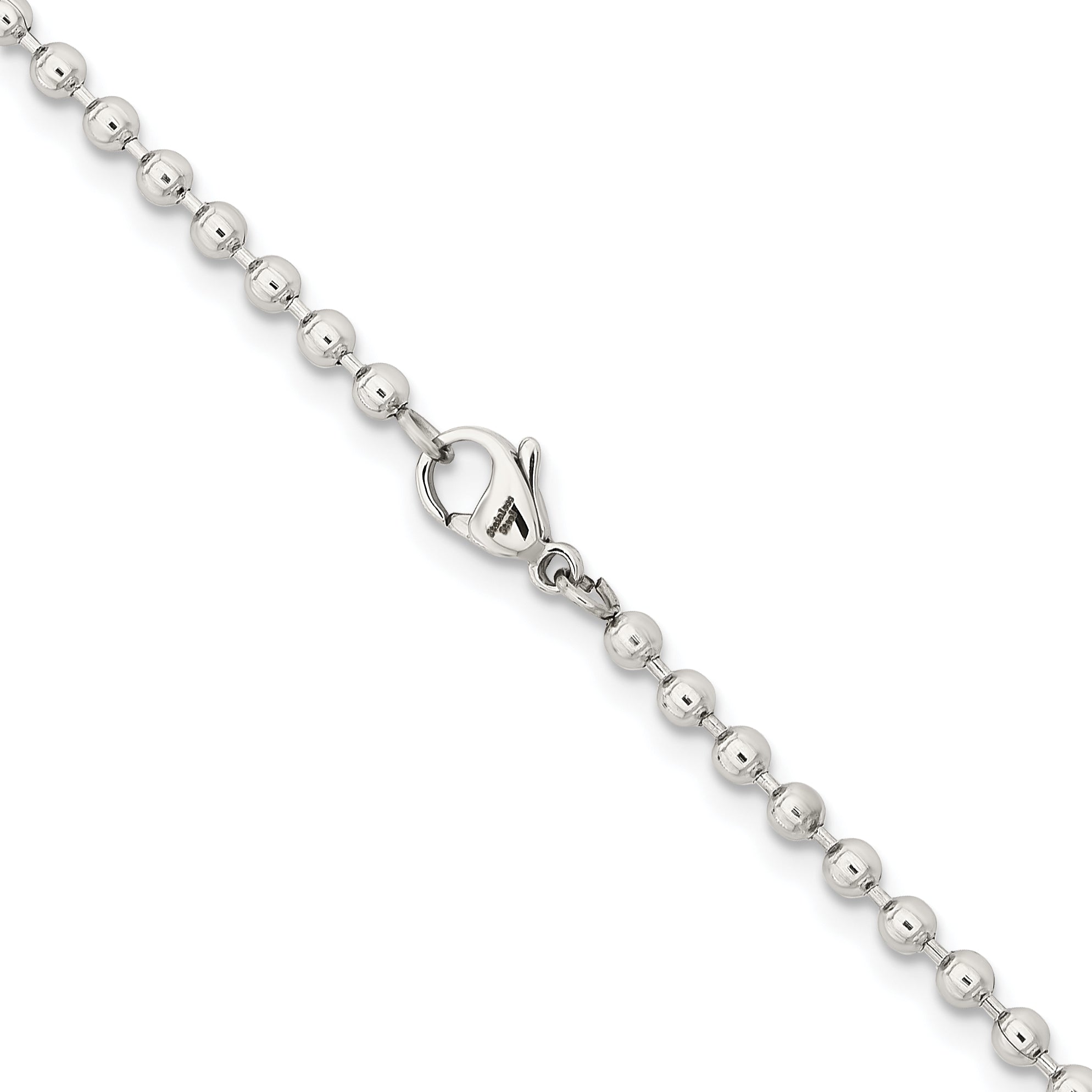 Chisel Stainless Steel Polished 3mm 18 inch Ball Chain